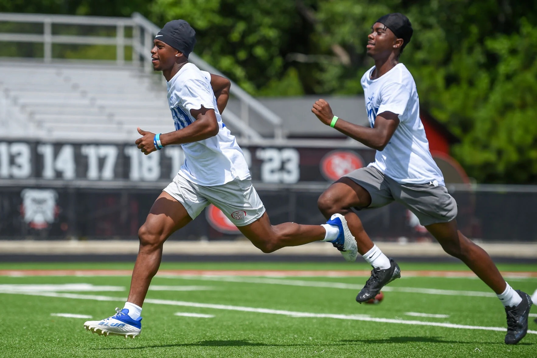 Two runners